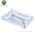 Contenitore bluetakeaway Sushi Contenitore di plastica Box da servizio